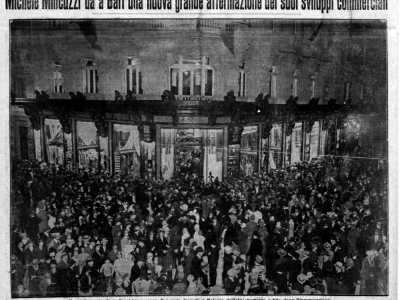Lo stabile, inaugurato il 28 ottobre del 1928...